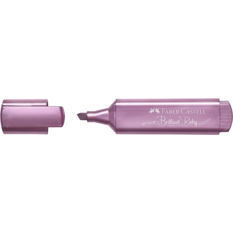 Zakreślacz Faber-Castell 1546 metaliczny, rubinowy