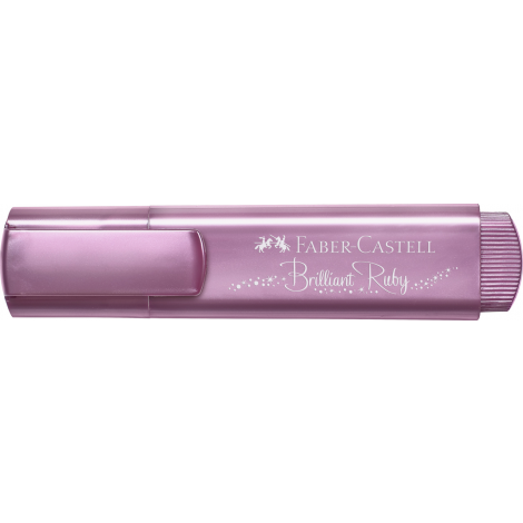 Zakreślacz Faber-Castell 1546 metaliczny, rubinowy - 2