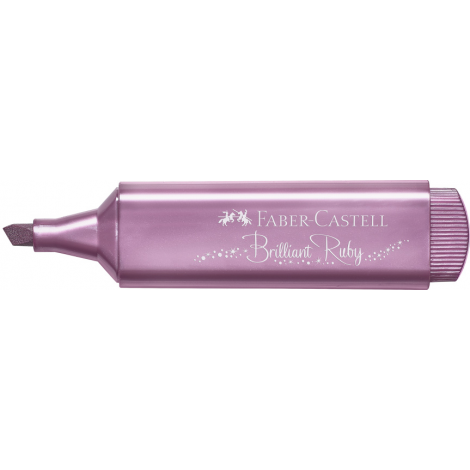 Zakreślacz Faber-Castell 1546 metaliczny, rubinowy - 6