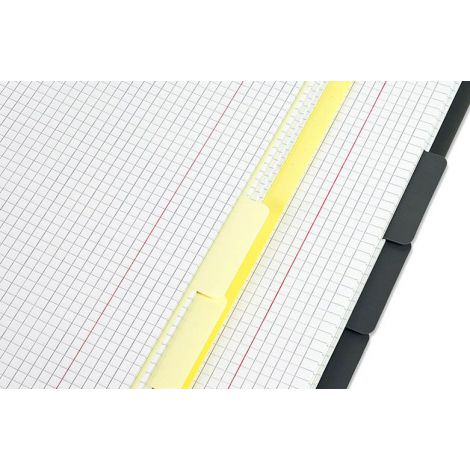 Kołonotatnik Argo Lines A4/150/80g kratka Przekładki 5x30 Granatowy - 2
