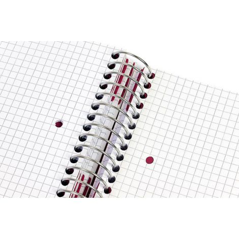 Kołonotatnik Argo Lines A4/150/80g kratka Przekładki 5x30 Zielony ciemny - 2