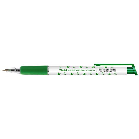 Długopis Toma Superfine automatyczny 0.5mm Zielony