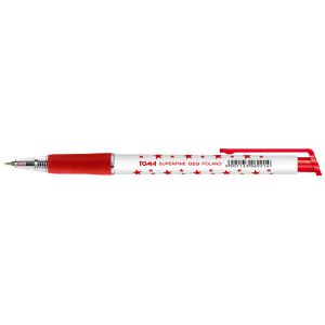 Długopis Toma Superfine automatyczny 0.5mm Czerwony