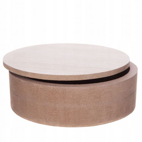 Baza Drewniana dpCraft Pudełko okrągłe 15cm