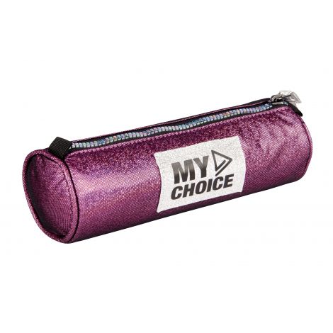 Piórnik tuba MyBaq Supershine Różowy - 3
