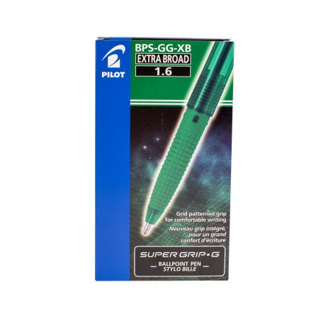 Długopis olejowy Pilot Super Grip G 1.6 zielony - 4