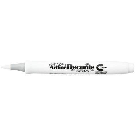 Marker Toma Artline Decorite Brush, Biały