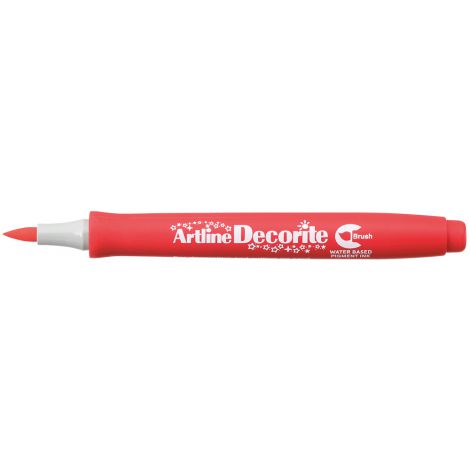 Marker Toma Artline Decorite Brush, Czerwony
