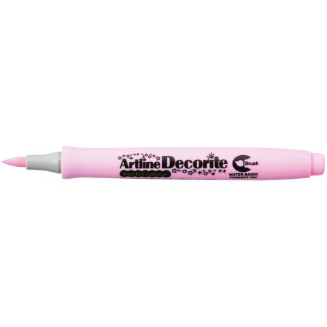 Marker Toma Artline Decorite Brush, Różowy Pastelowy