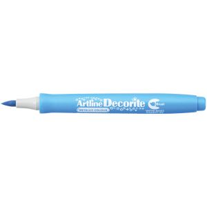 Marker Toma Artline Decorite Brush, Niebieski Metaliczny