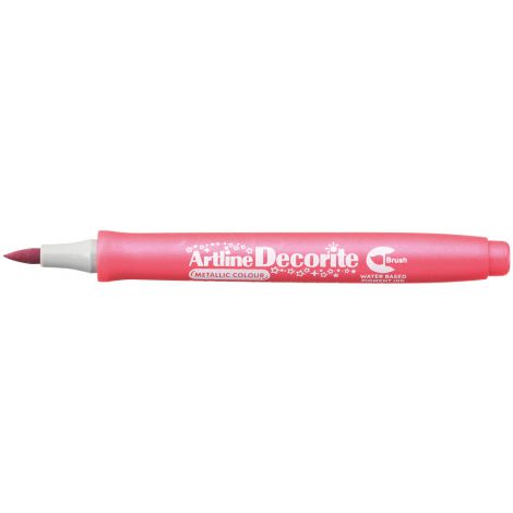 Marker Toma Artline Decorite Brush, Różowy Metaliczny