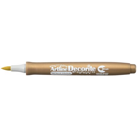 Marker Toma Artline Decorite Brush, Złoty