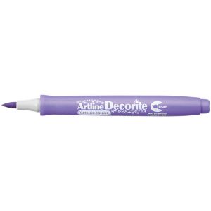 Marker Toma Artline Decorite Brush, Fioletowy Metaliczny