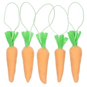Zawieszki filcowe dpCraft Marchewki, 5szt
