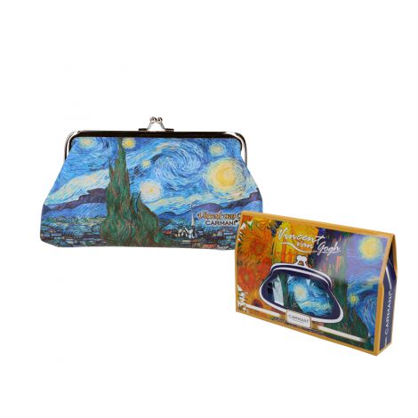 Portfelik Carmani duży - V. van Gogh, Gwiaździsta Noc