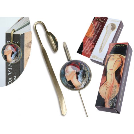 Zakładka do książki z oczkiem Carmani A. Modigliani, Lunia Czechowska