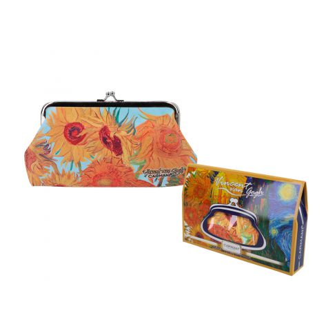 Portfelik Carmani duży - V. van Gogh, Słoneczniki