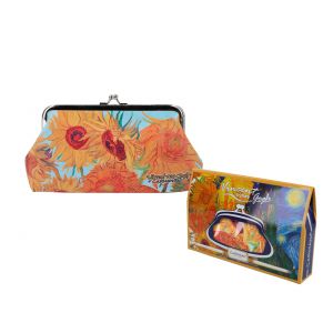 Portfelik Carmani duży - V. van Gogh, Słoneczniki