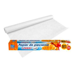Papier do pieczenia Ravi 6m, Biały