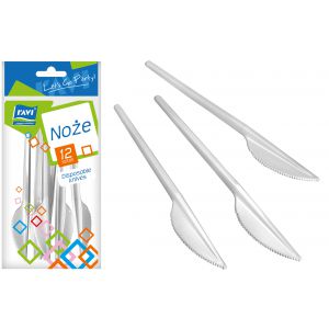 Noże plastikowe 12szt