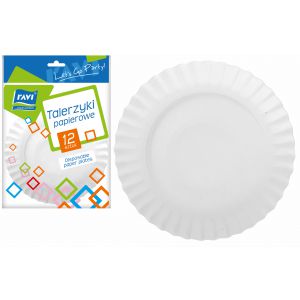 Talerzyki papierowe 18cm, 12szt