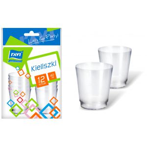 Kieliszki 40ml, 12szt
