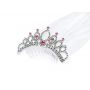 Tiara z welonem, srebrna - 5