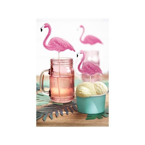 Toppery Aloha - Flamingi, 15 - 23,5 cm, 6 sztuk - 4