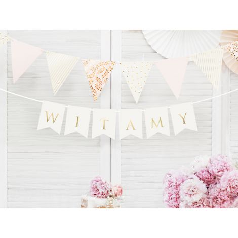 Baner Witamy, 15 x 80 cm, biały - 3