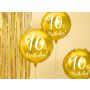 Balon foliowy 90th Birthday, złoty, 45cm - 3