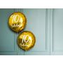 Balon foliowy 90th Birthday, złoty, 45cm - 6
