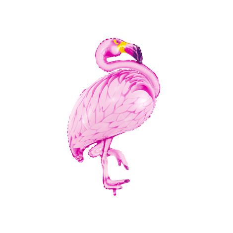 Balon foliowy Flaming, różowy, 70x95cm