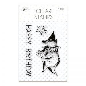 Zestaw stempli P13 Happy Birthday 01, 4szt