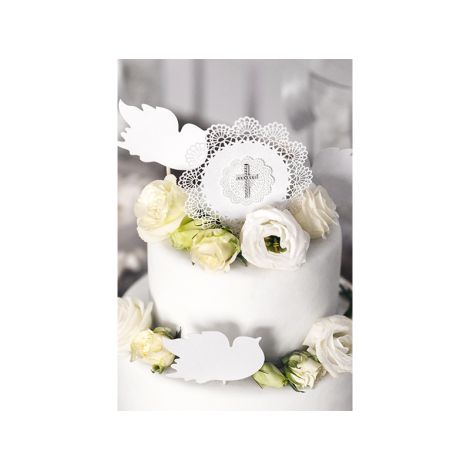 Wizytówki na stół PartyDeco Gołąbek, 7.5x5cm, 10szt - 3