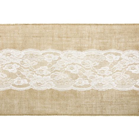 Bieżnik jutowy PartyDeco, 28cm x 2.75m