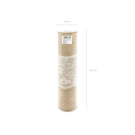Bieżnik jutowy PartyDeco, 28cm x 2.75m - 3