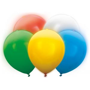 Balony Led, 30cm, mix kolorów, 5 sztuk