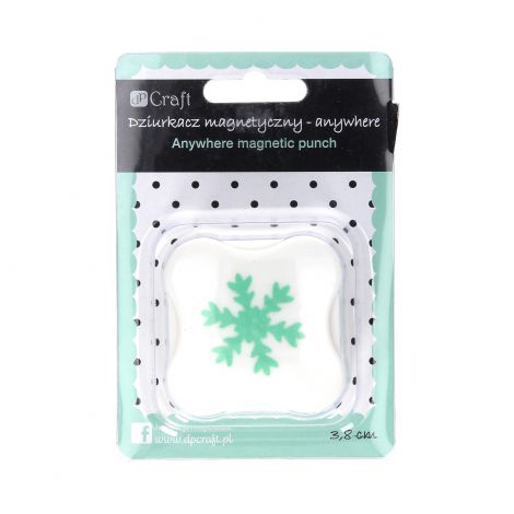 Dziurkacz magnetyczny dpCraft Anywhere 3,8 cm Śnieżynka 2