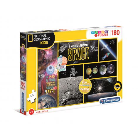 Puzzle Clementoni 180el Supercolor National Geographic Kids I Need More Space