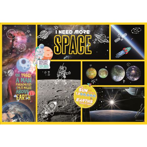 Puzzle Clementoni 180el Supercolor National Geographic Kids I Need More Space - 2