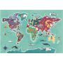 Puzzle Clementoni 250el Supercolor Exploring Maps Traditions In The World - 3