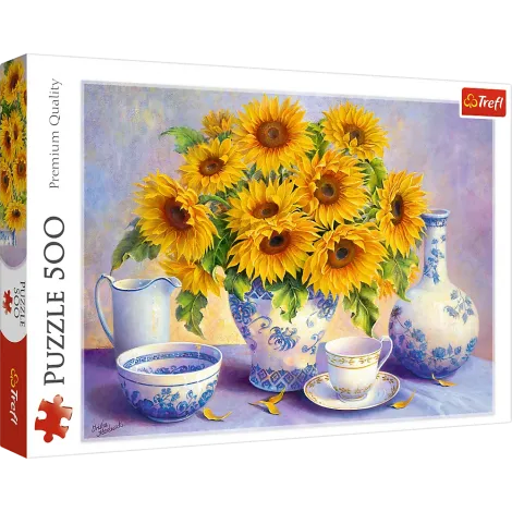 Puzzle Trefl 500el Słoneczniki