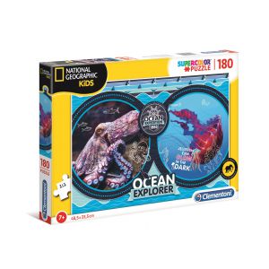 Puzzle Clementoni 180el Supercolor National Geographic Kids Ocean Expedition