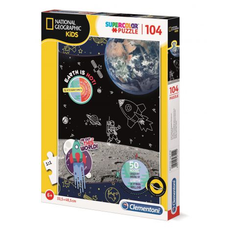 Puzzle Clementoni 104el Supercolor National Geographic Kids Space Explorer