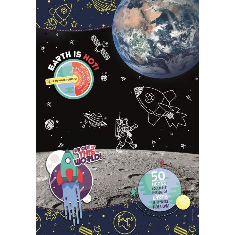 Puzzle Clementoni 104el Supercolor National Geographic Kids Space Explorer - 2
