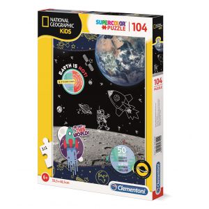 Puzzle Clementoni 104el Supercolor National Geographic Kids Space Explorer