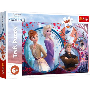 Puzzle Trefl 160el Frozen: Siostrzana Przygoda