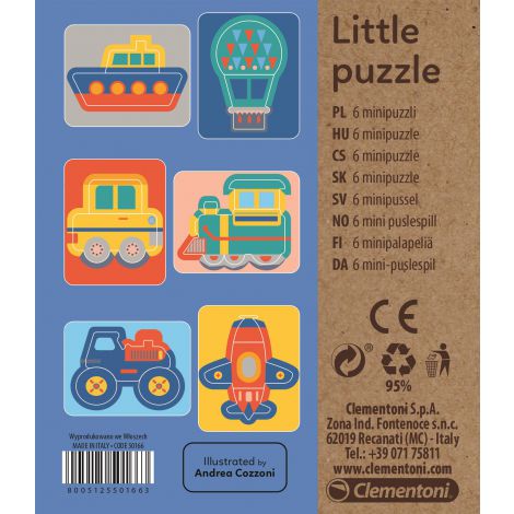 Małe Puzzle Clementoni Transport - 3