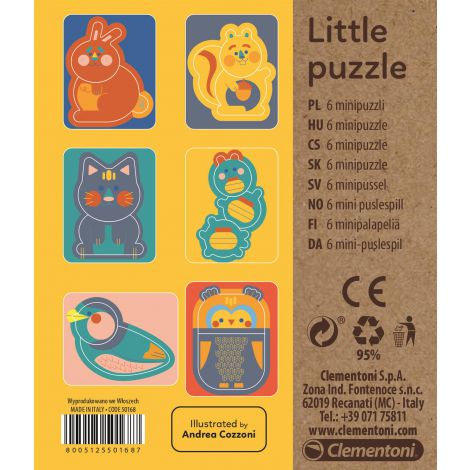 Małe Puzzle Clementoni Zwierzęta - 3