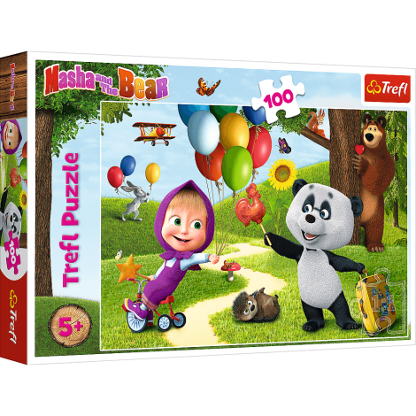 Puzzle Trefl 100el Masza i Przyjaciele